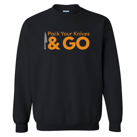 Top Chef Pack Your Knives and Go Fleece Crewneck Sweatshirt