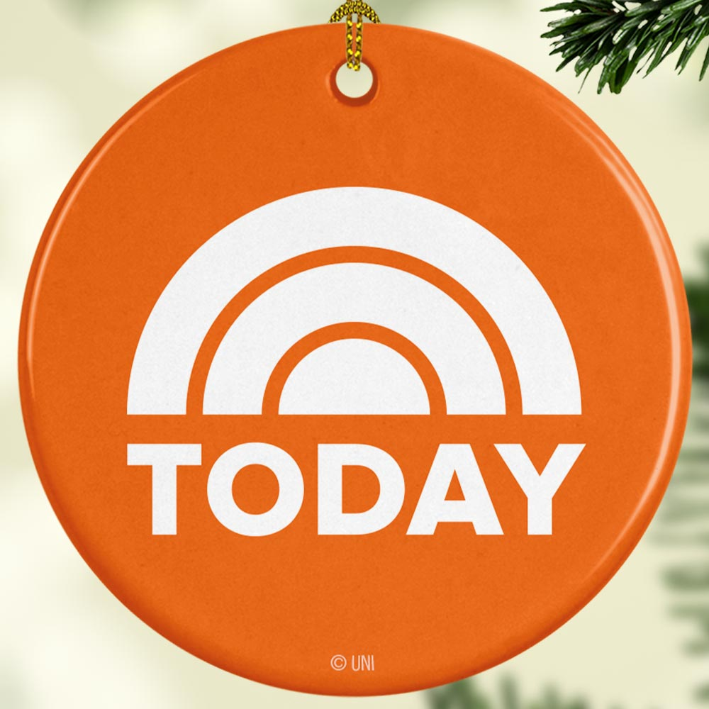 TODAY Logo Double-Sided Ornament