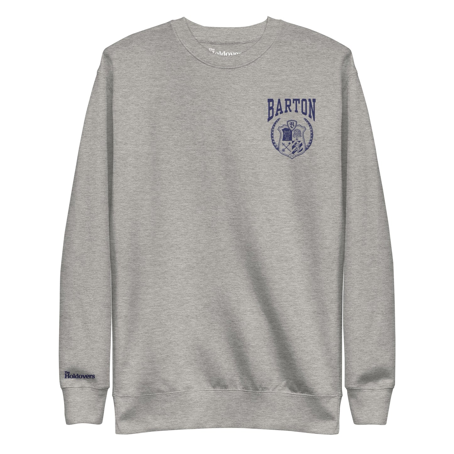 The Holdovers Barton Academy Crest Embroidered Unisex Crewneck Sweatshirt –  NBC Store