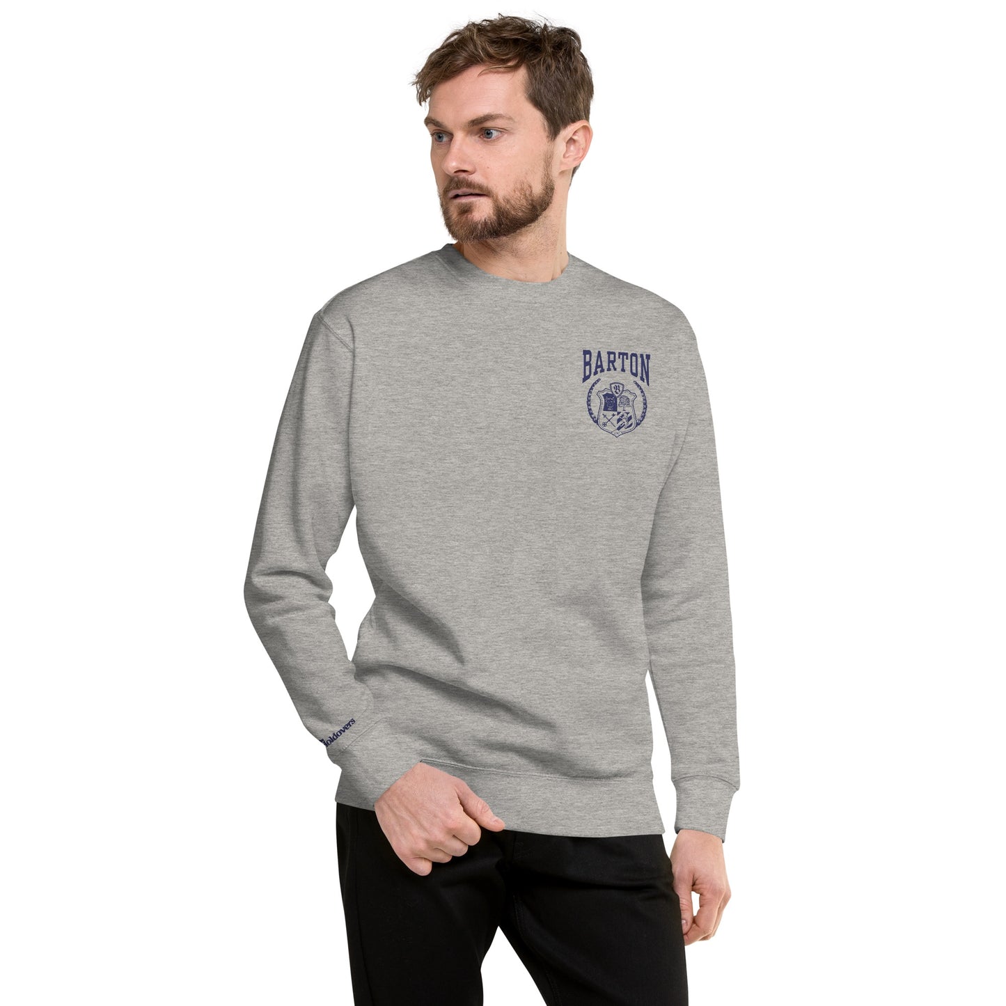 The Holdovers Barton Academy Embroidered Crewneck Sweatshirt