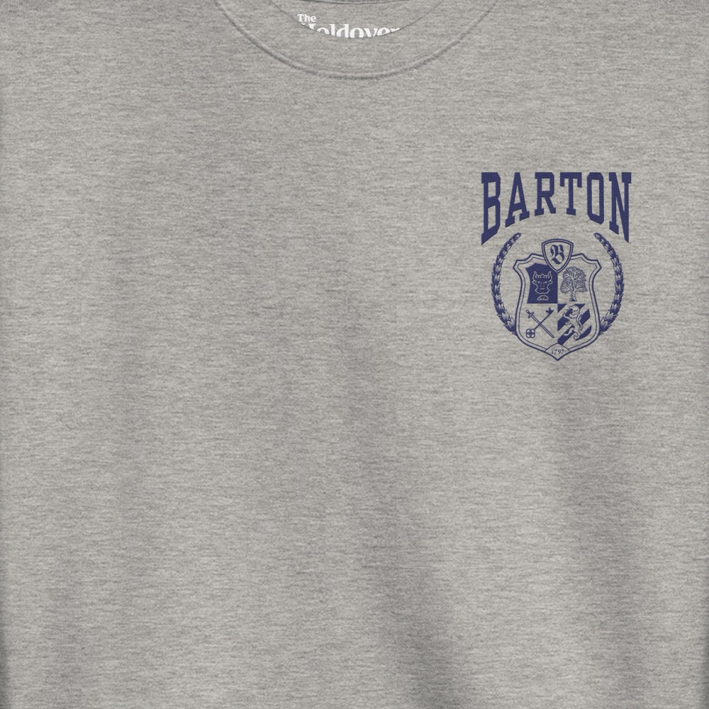 The Holdovers Barton Academy Embroidered Crewneck Sweatshirt