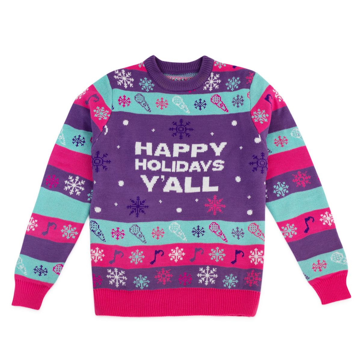 The Kelly Clarkson Show Happy Holidays Y'all Holiday Sweater - Pink