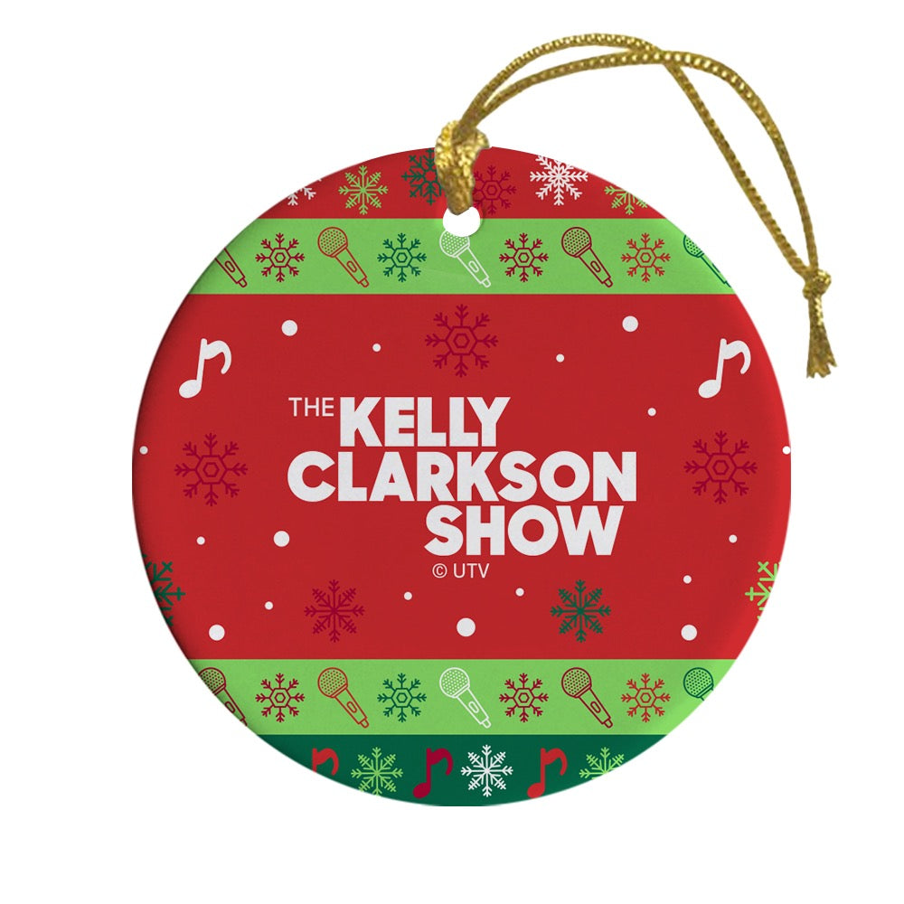 The Kelly Clarkson Show Happy Holidays Y'all Ornament - Red