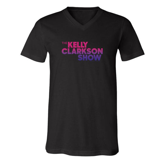 The Kelly Clarkson Show Multi-Color Logo Adult V-Neck T-Shirt