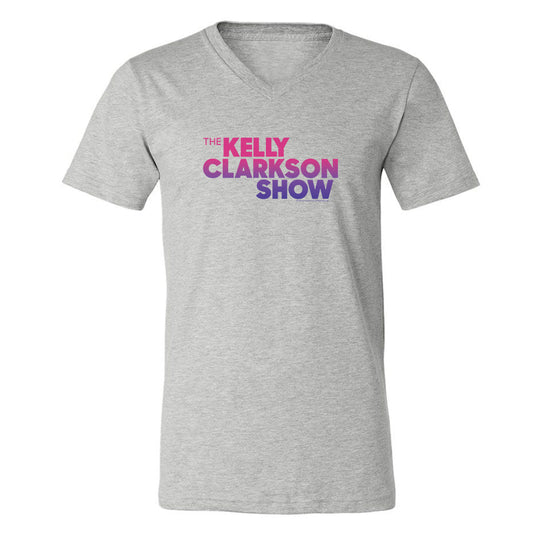 The Kelly Clarkson Show Multi-Color Logo Adult V-Neck T-Shirt