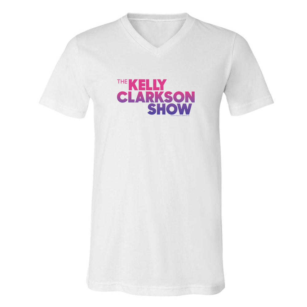 The Kelly Clarkson Show Multi-Color Logo Adult V-Neck T-Shirt