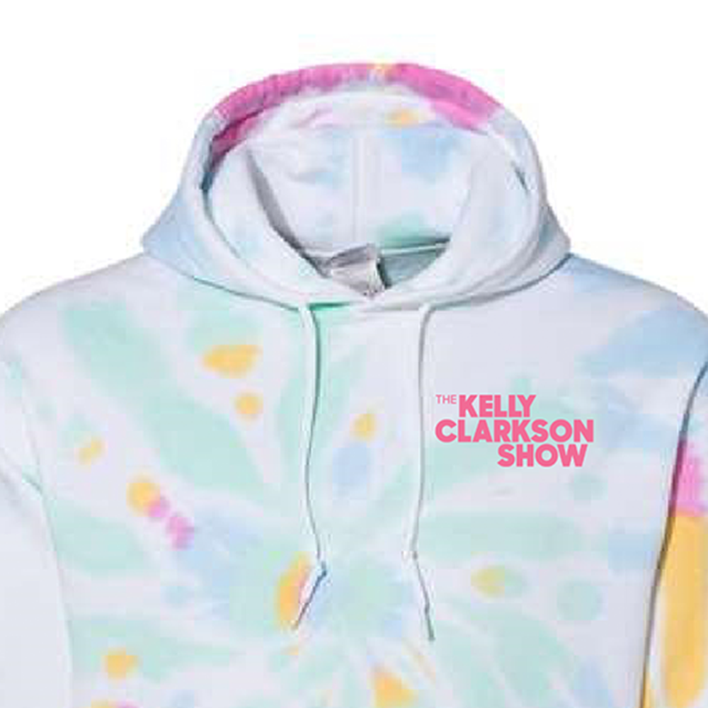 The Kelly Clarkson Show Multi-Color Tie Dye Hooded Sweatshirt