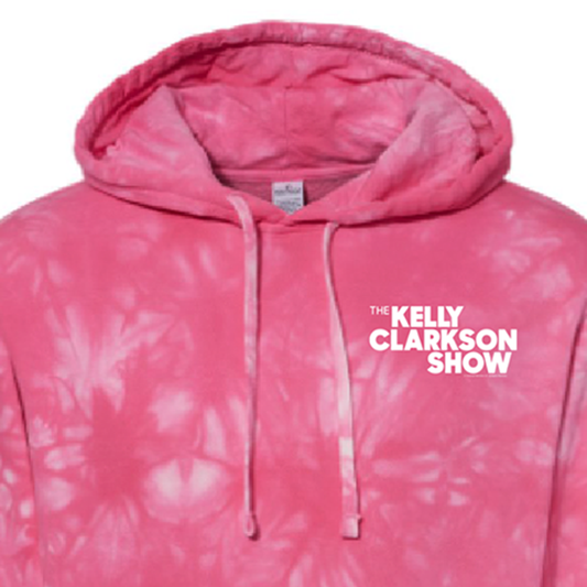 The Kelly Clarkson Show Pink Tie Dye Hooded Sweatshirt