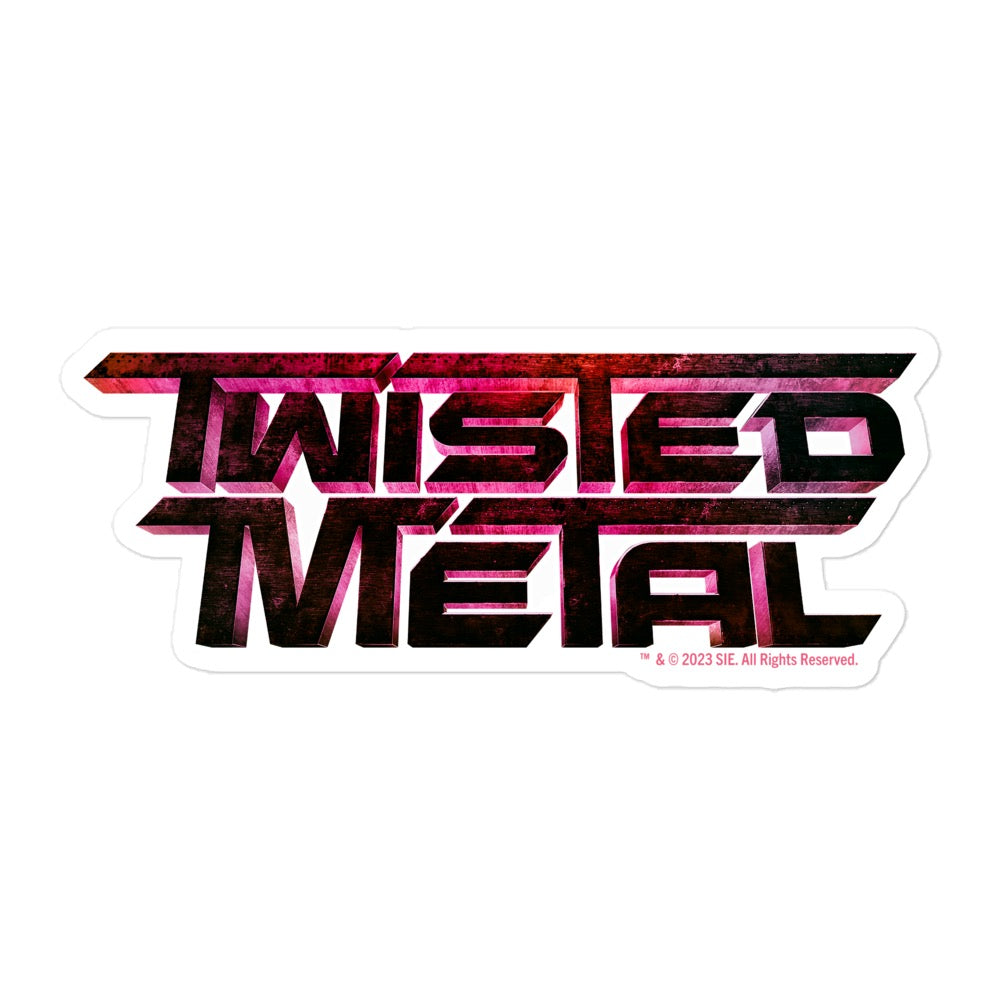 Twisted Metal Logo Sticker