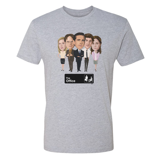 The Office Character Lineup Men's Tri-Blend T-Shirt