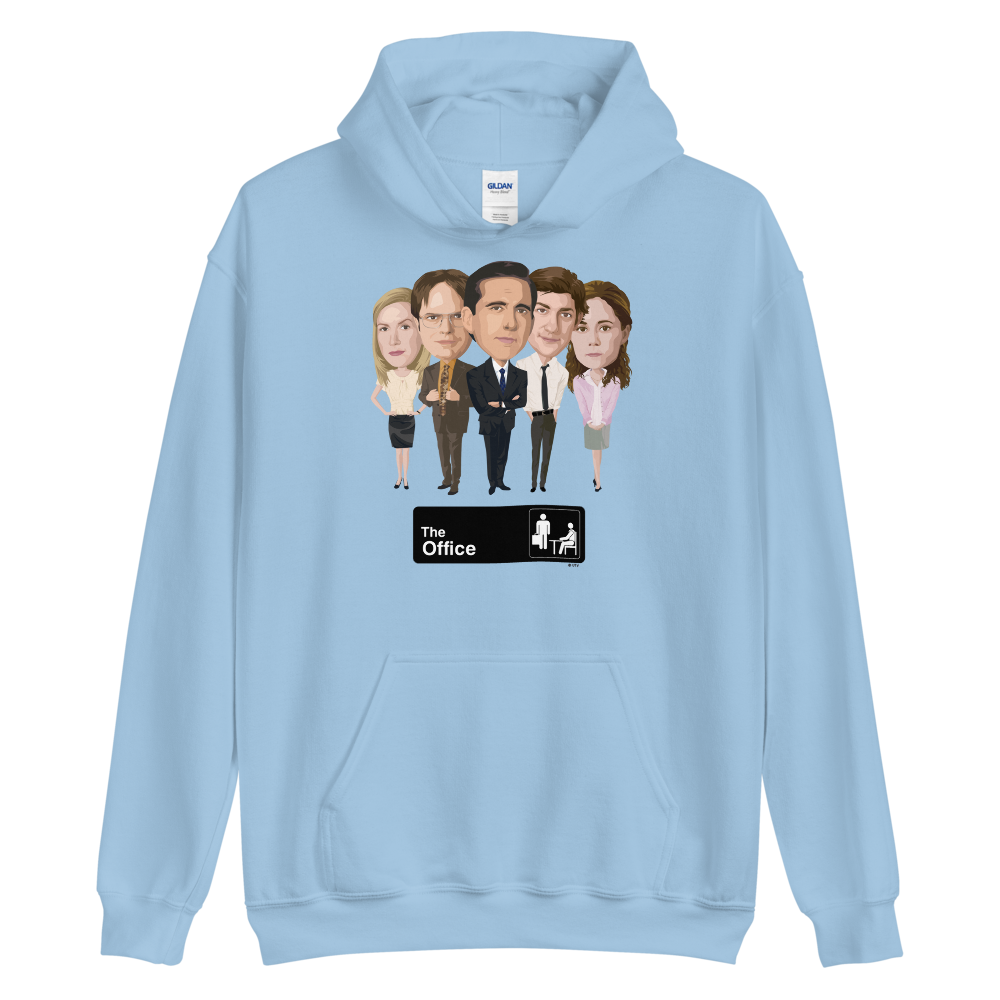 The Office Character Lineup Hooded Sweatshirt