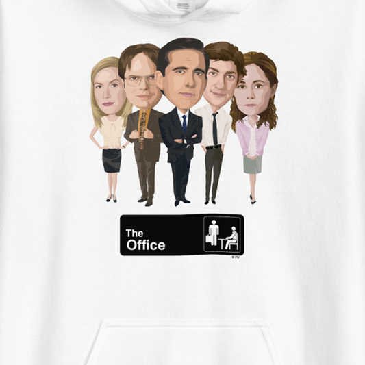 The Office Character Lineup Hooded Sweatshirt