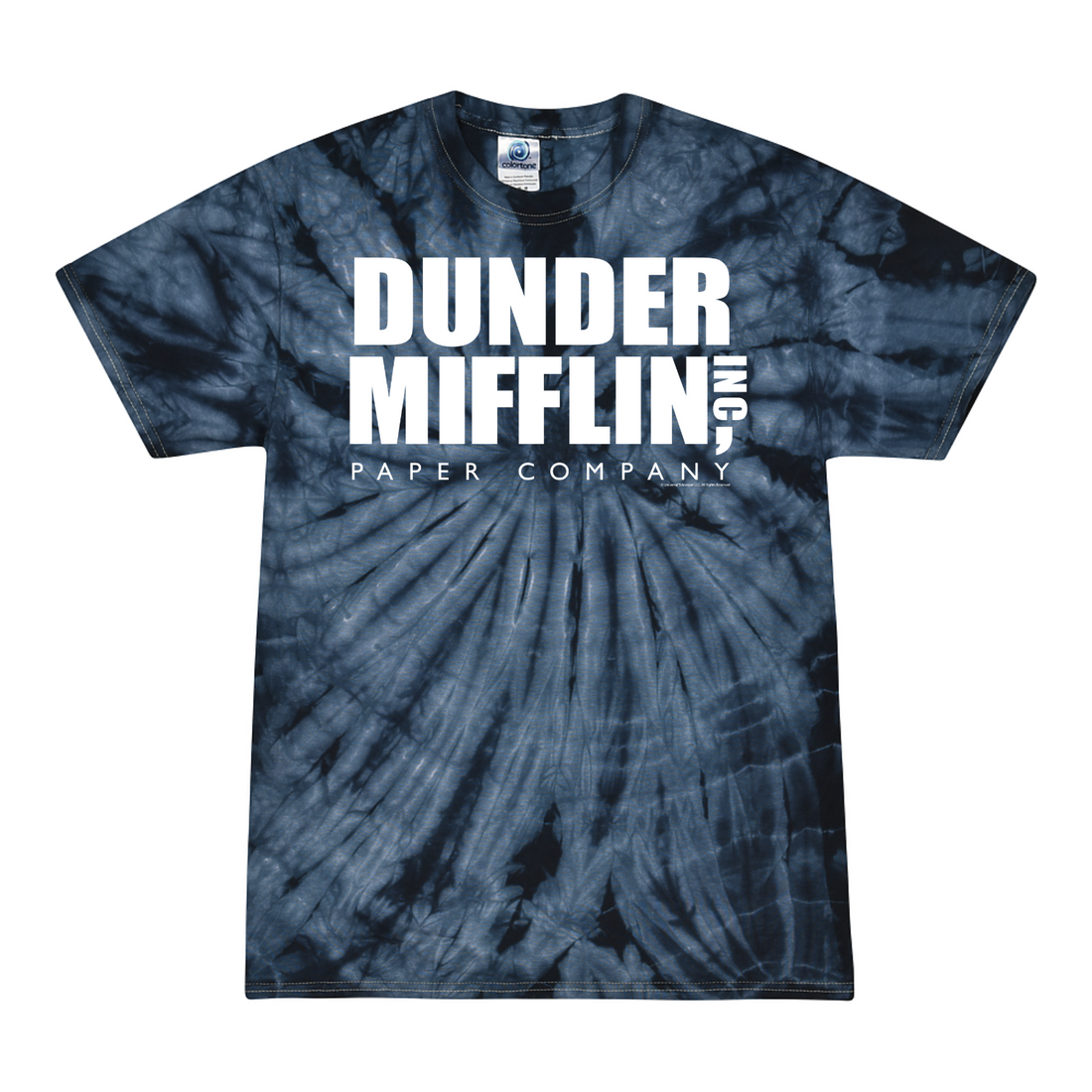 dunder mifflin tie dye shirt