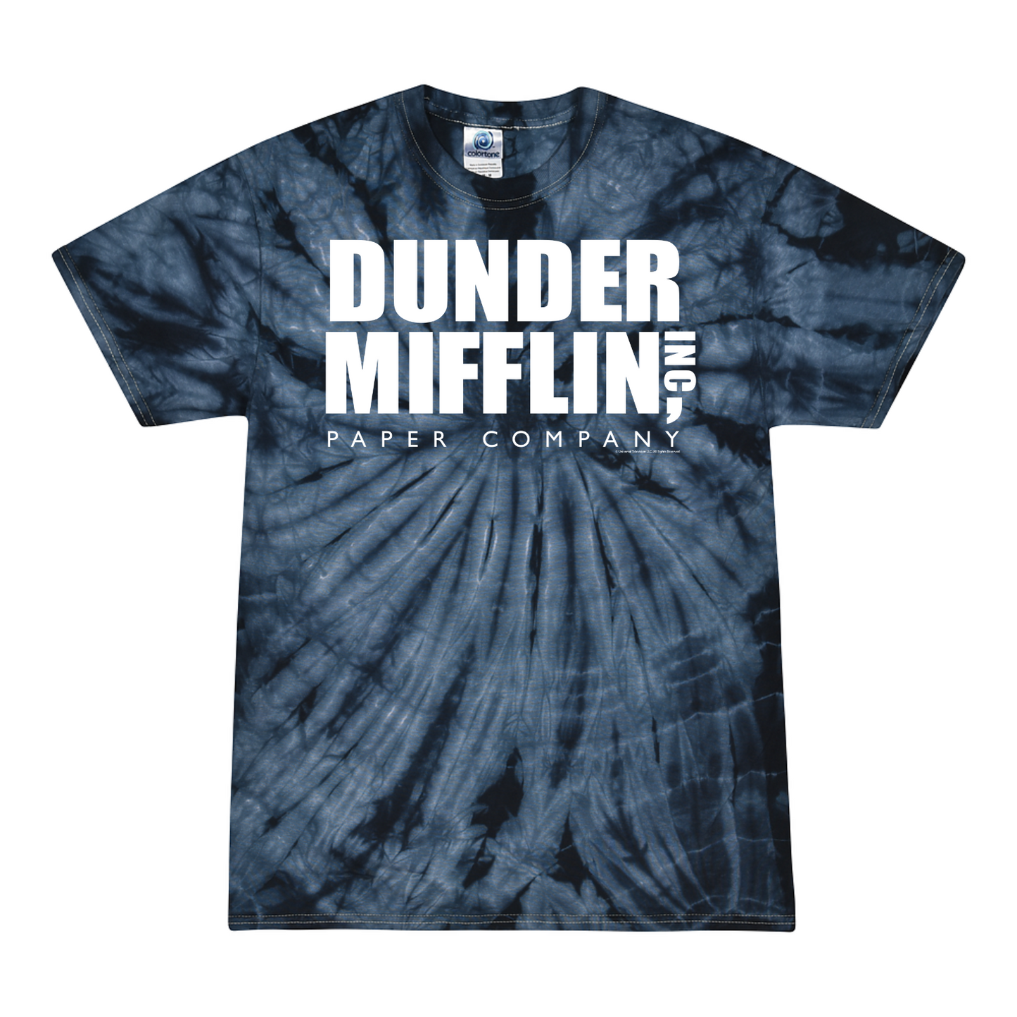 The Office Dunder Mifflin Tie-Dye Short Sleeve T-Shirt