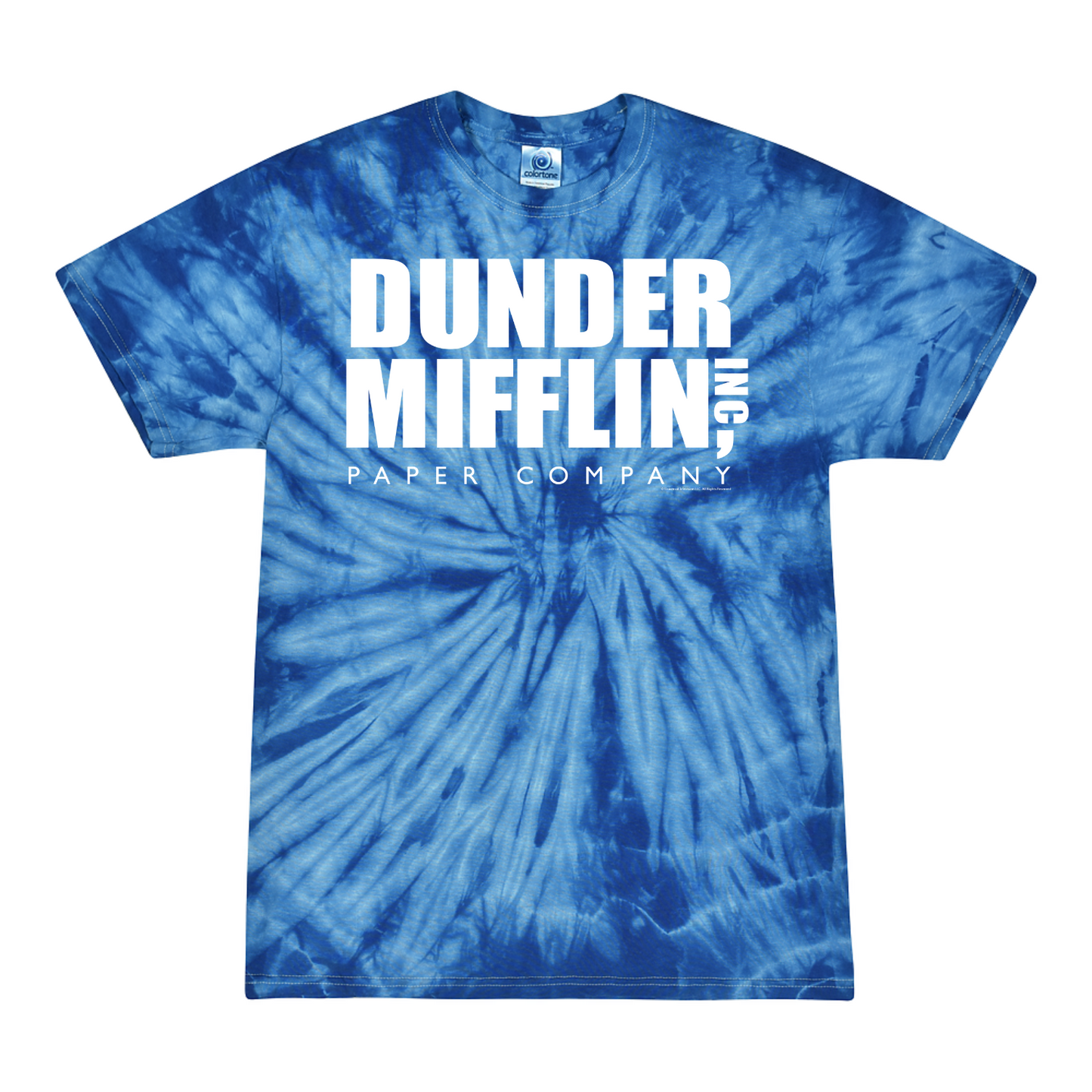 The Office Dunder Mifflin Tie-Dye Short Sleeve T-Shirt