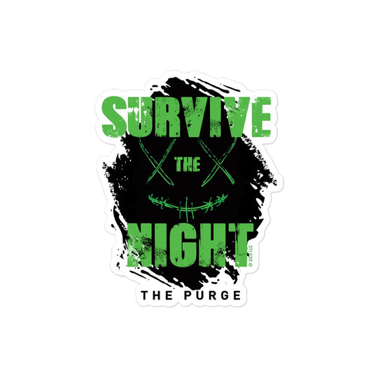 The Purge Survive The Night Kiss Cut Sticker