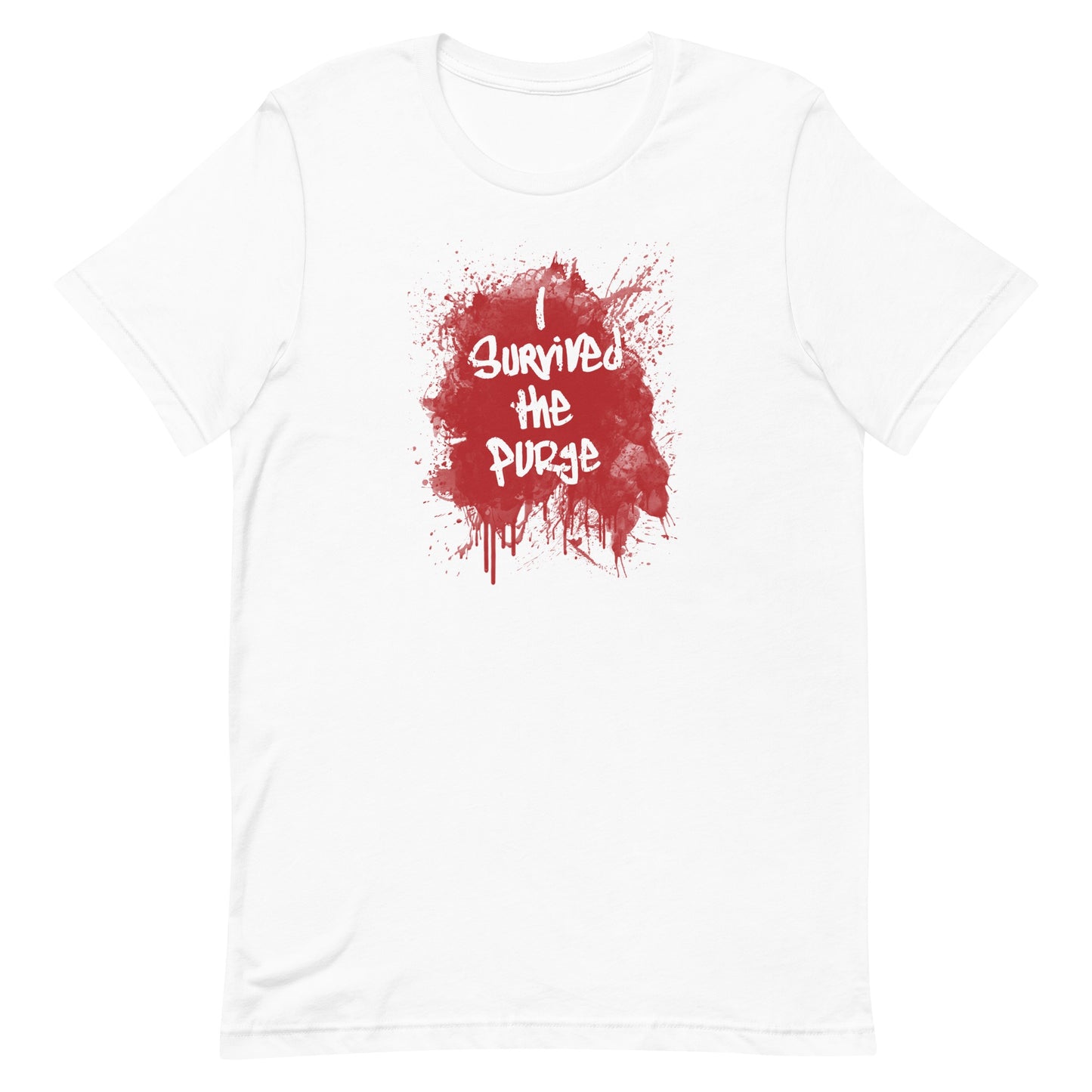 The Purge I Survived The Purge Adult Short Sleeve T-Shirt