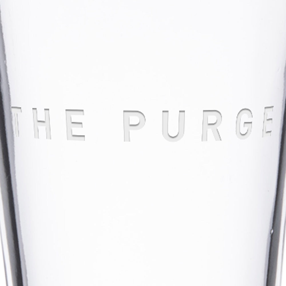 The Purge Logo Etched Pint Glass
