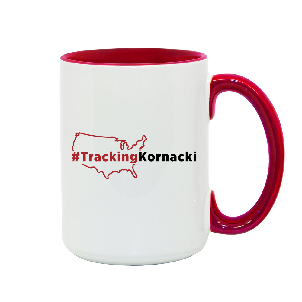 #TrackingKornacki Two-Tone Mug