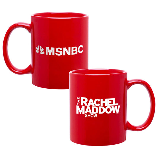 Official Rachel Maddow Show Ceramic Red Mug
