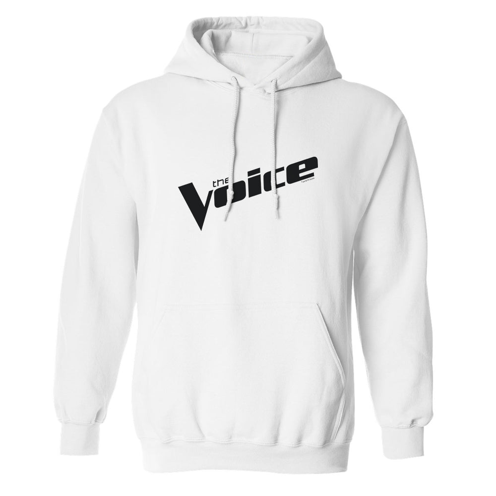 The Voice Black Logo Fleece Hooded Sweatshirt