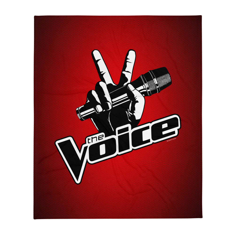 The Voice Logo Fleece Blanket