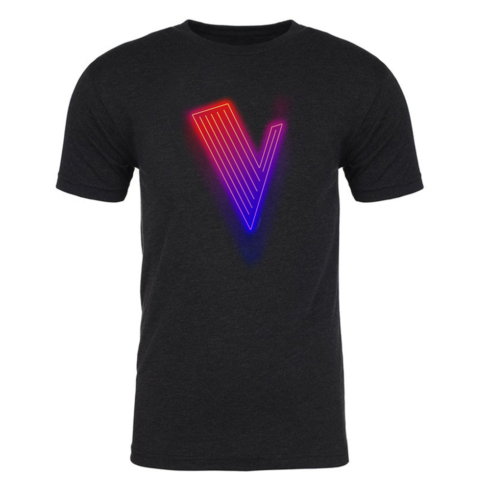 The Voice Neon Logo Men's Tri-Blend T-Shirt