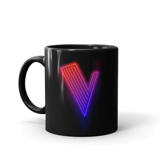 The Voice Neon Logo White Mug