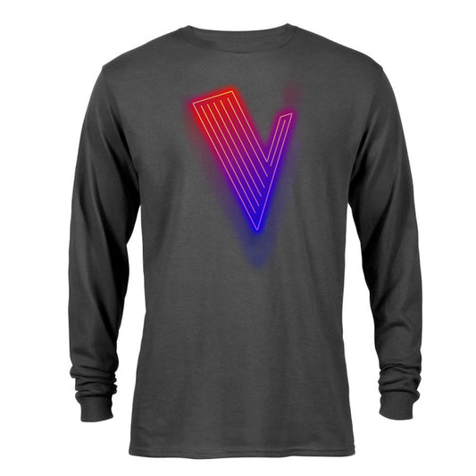 The Voice Neon Logo Adult Long Sleeve T-Shirt