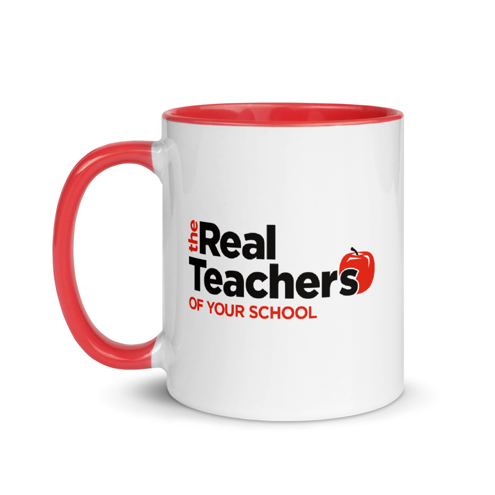 Bravo Gear The Real Teachers Personalized Two-Tone 11 oz Mug