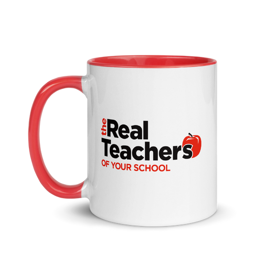 Bravo Gear The Real Teachers Personalized Two-Tone 11 oz Mug