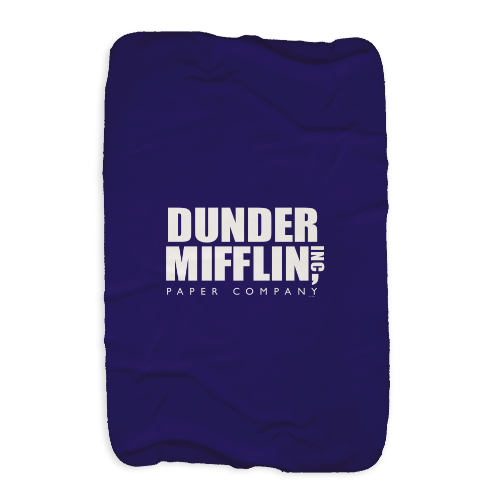 The Office Dunder Mifflin Sherpa Blanket