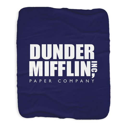 The Office Dunder Mifflin Sherpa Blanket