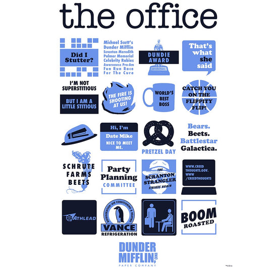 The Office Quote Mash-Up Poster