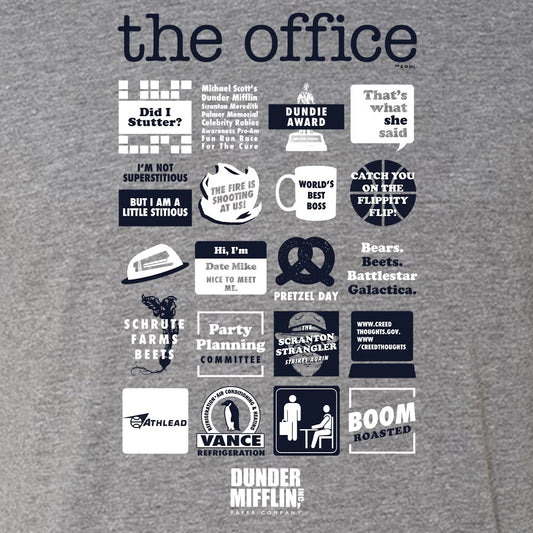 The Office Quote Mash-Up Men's Tri-Blend Short Sleeve T-Shirt