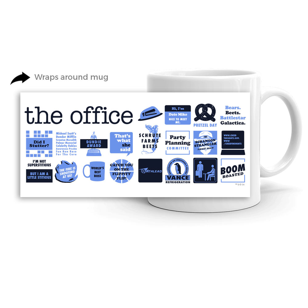 The Office Quote Mash-Up White Mug