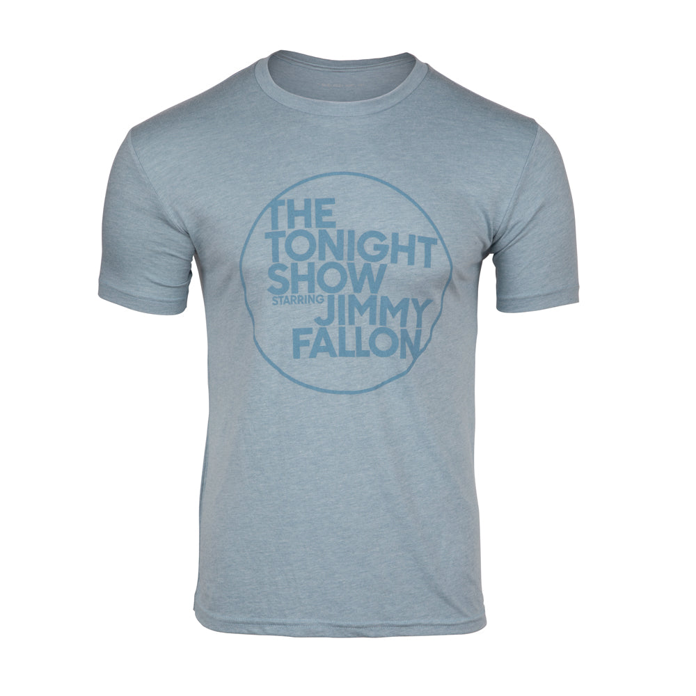 The Tonight Show Starring Jimmy Fallon Blue Tonal Circle Logo Tee