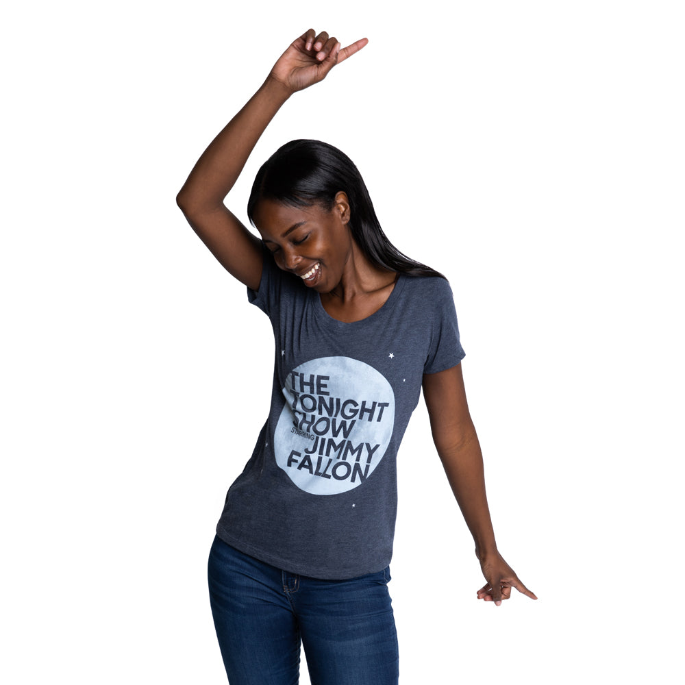 The Tonight Show Starring Jimmy Fallon Women’s Moon and Stars Tee