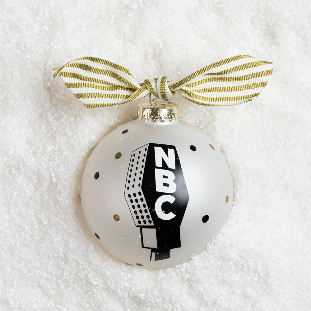 NBC Vintage Logo Glitter Ornament