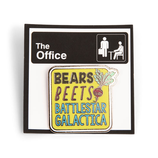 The Office Bears Beets Battlestar Galactica Pin