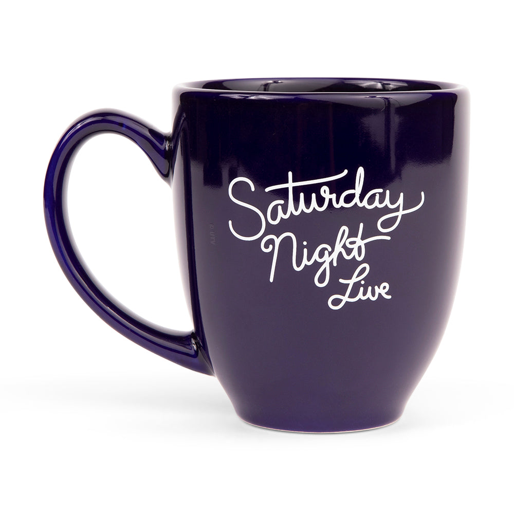 Saturday Night Live Blue Script Logo Mug