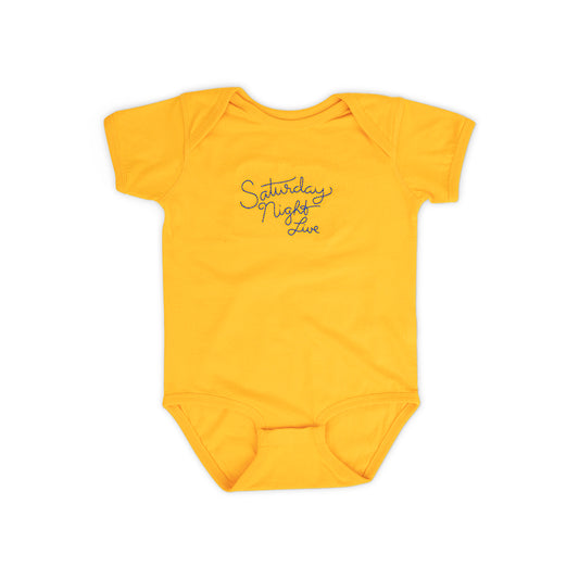 Saturday Night Live Stitched Logo Baby Bodysuit