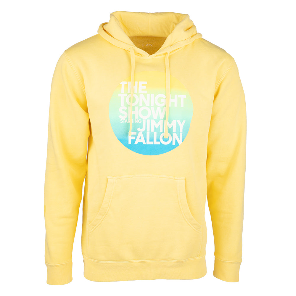 The Tonight Show Starring Jimmy Fallon Yellow Ombre Logo Hoodie