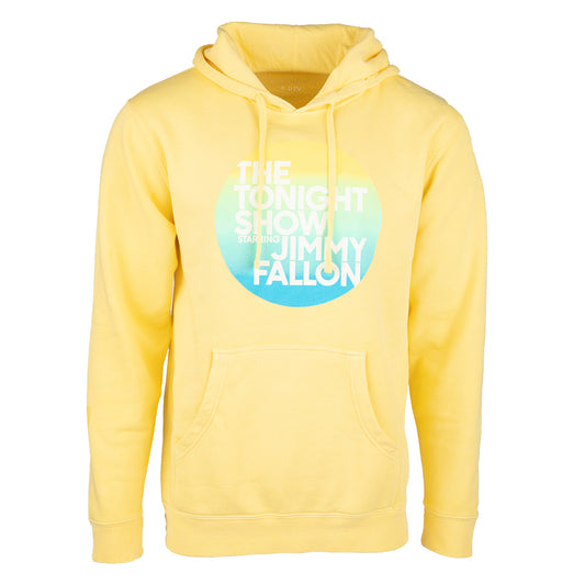 The Tonight Show Starring Jimmy Fallon Yellow Ombre Logo Hoodie
