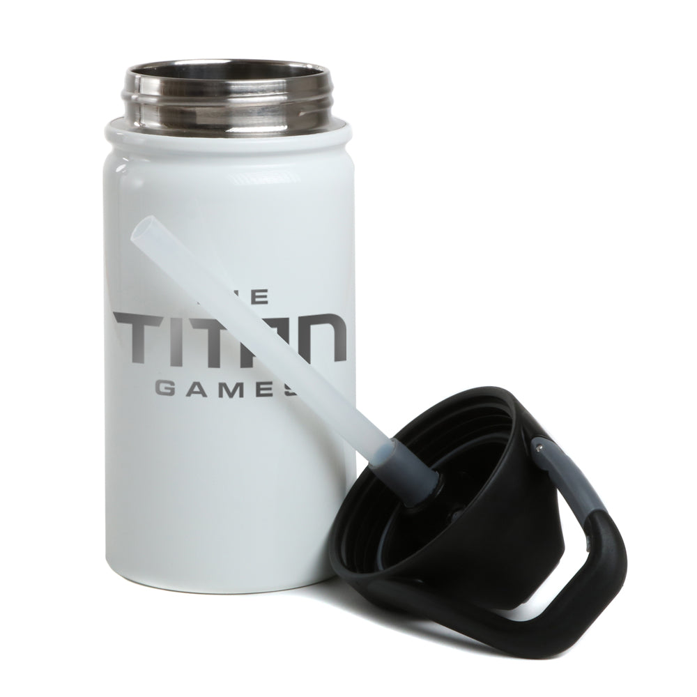 The Titan Games Logo Laser Engraved SIC Water Bottle