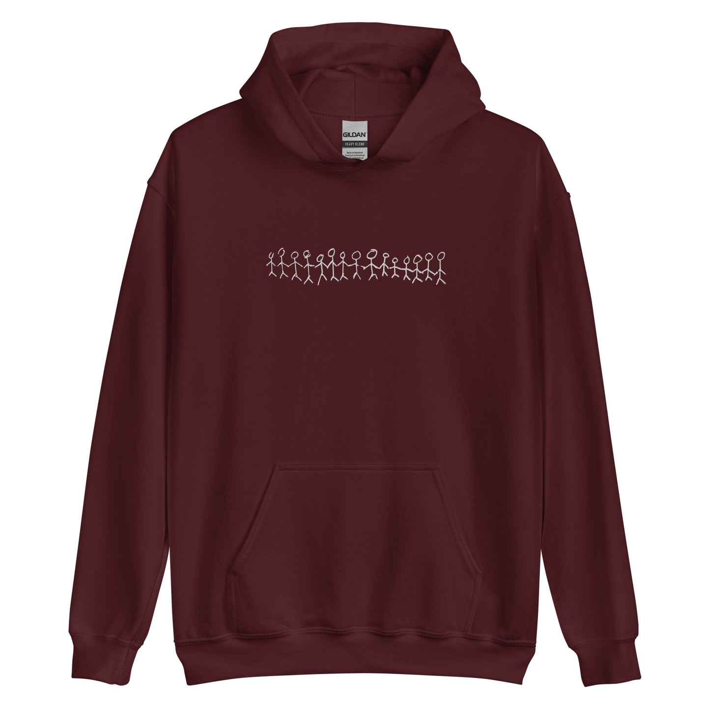 Us Embroidered Hoodie