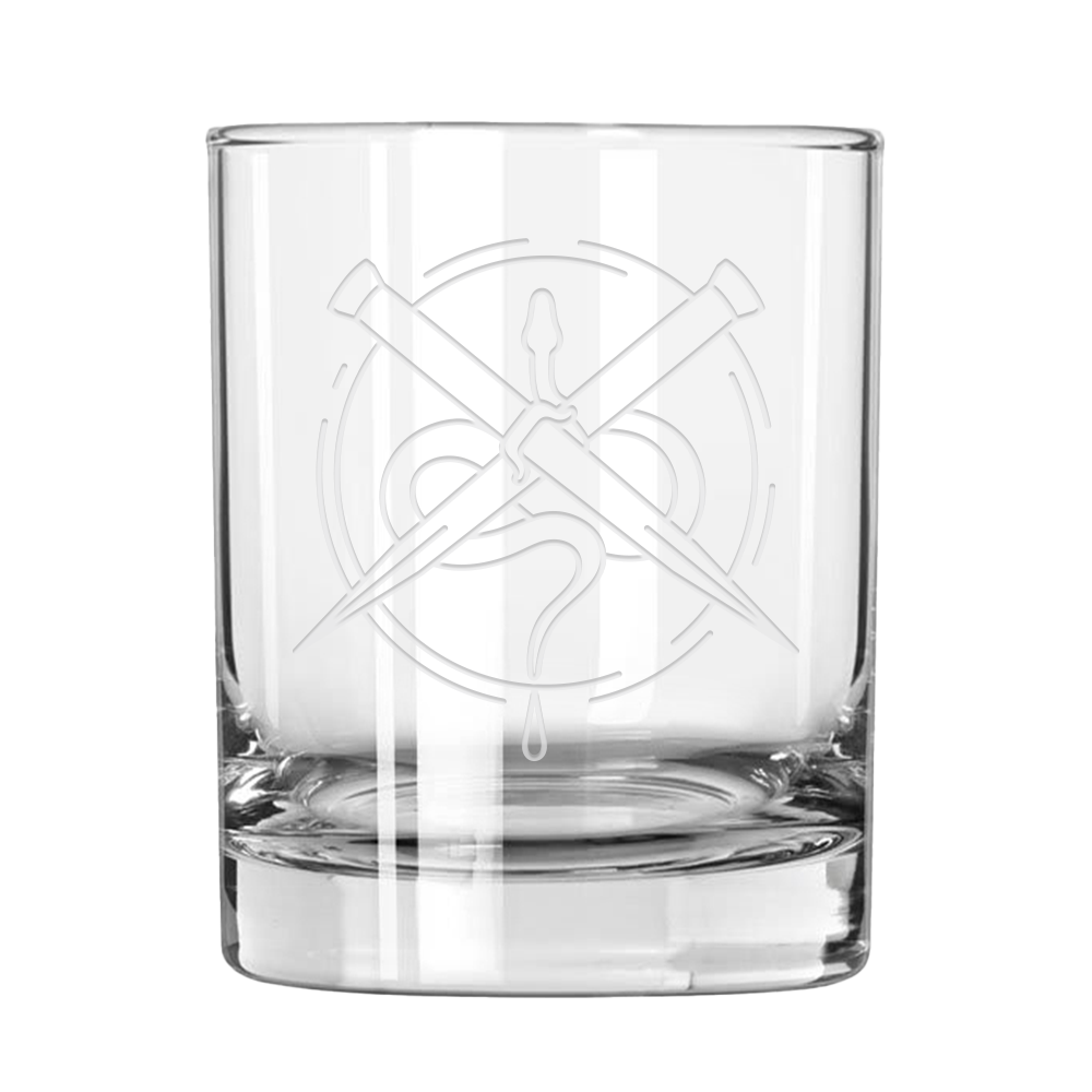 Vampire Academy Boceto's Night Club Laser Engraved Rocks Glass