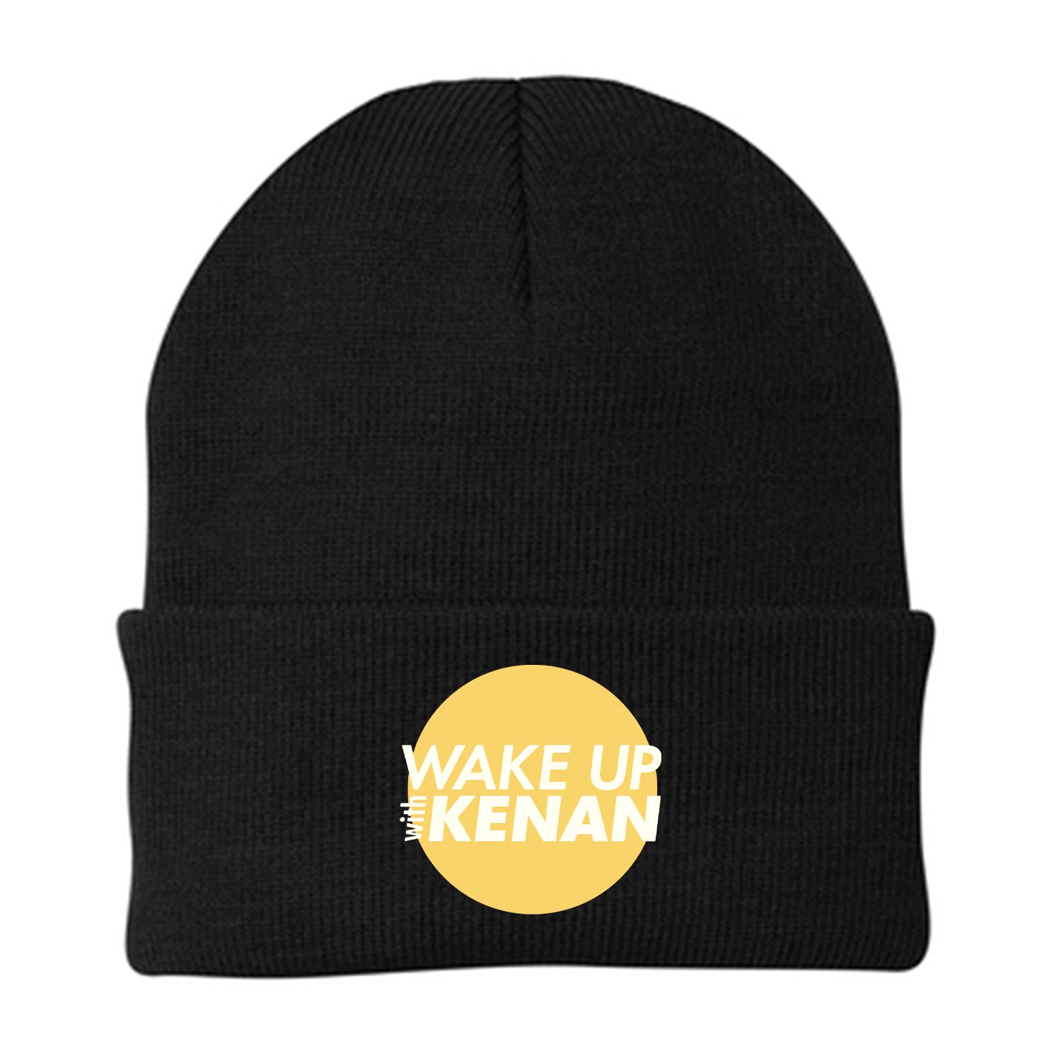 Wake up with Kenan Big Sun Embroidered Beanie