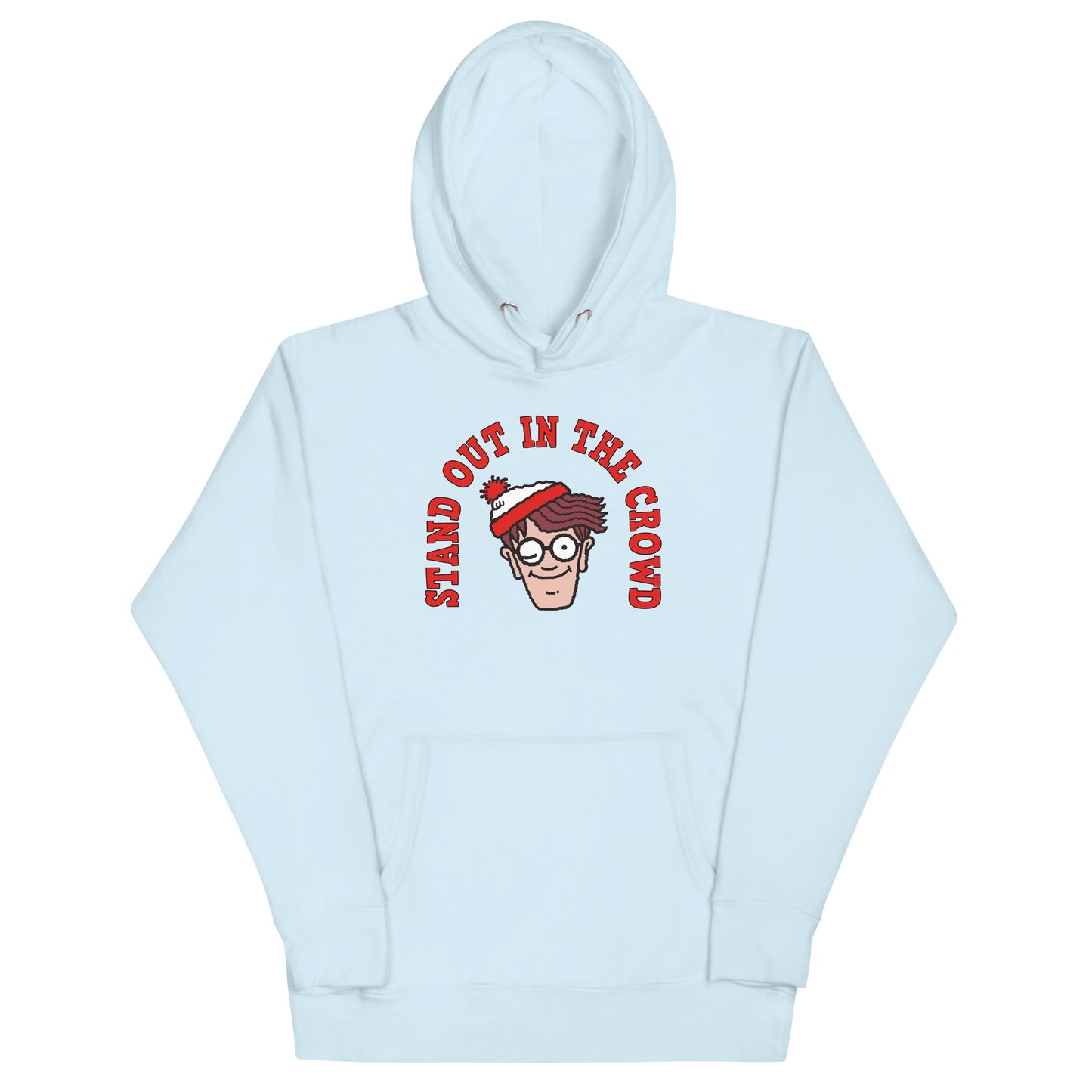 Where's Waldo? Stand Out In A Crowd Unisex Premium Hoodie