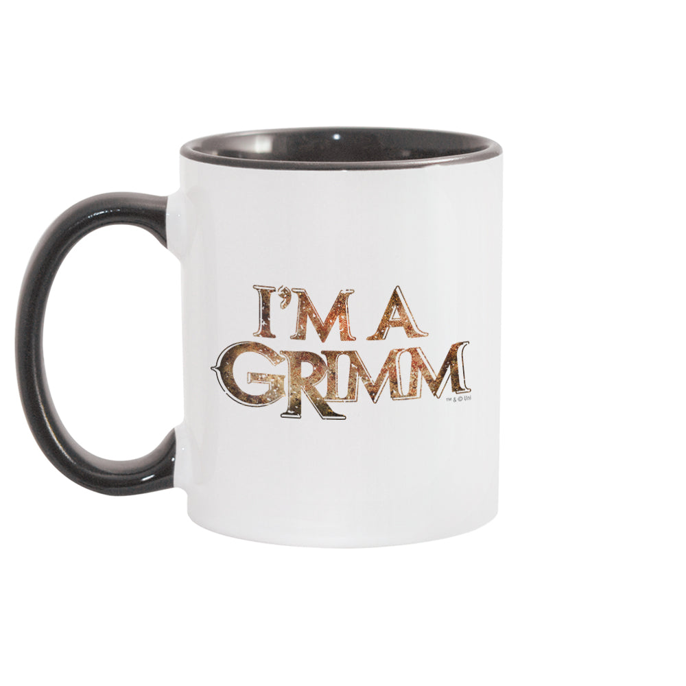 9 3 4 & grim coffee mug Grimm I'm A Grimm White and Black Mug